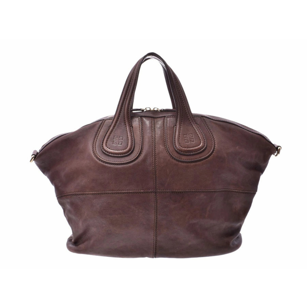 Givenchy Nightingale Brown Lambskin Handbag Strap